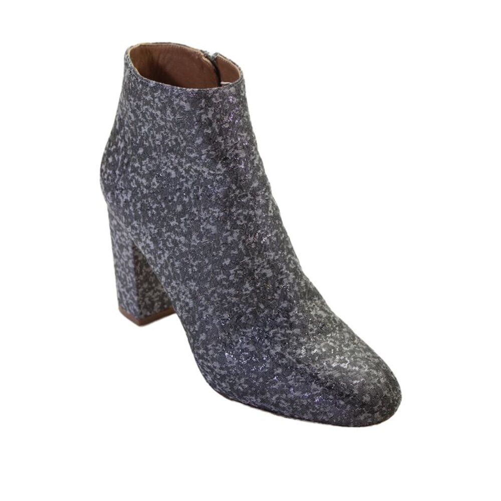 Aquazzura Womens Abstract Print Zip Up Ankle Boot Grey Size 39.5 9.5